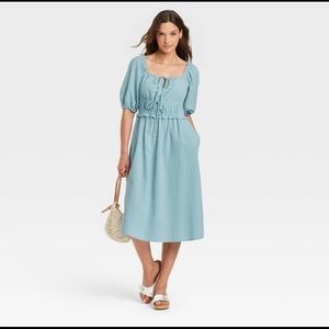 Puff Short Sleeve Dress